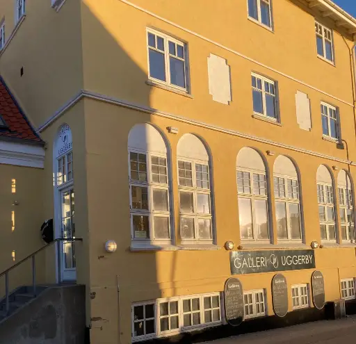 Galleri Uggerby facade i Lønstrup