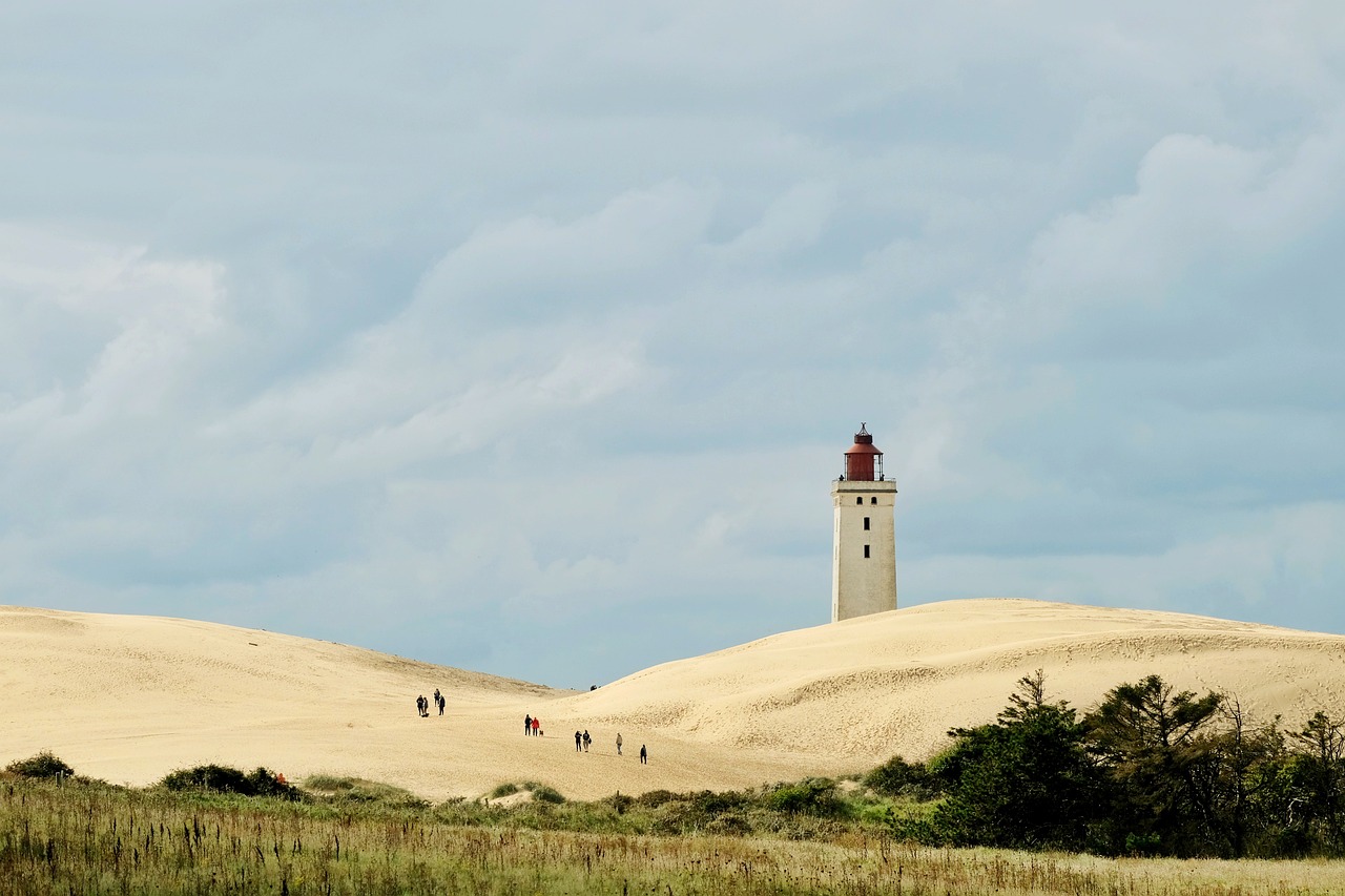 Rubjerg Knude Fyr i klitlandskabet Rubjerg Knude Fyr i klitlandskabet