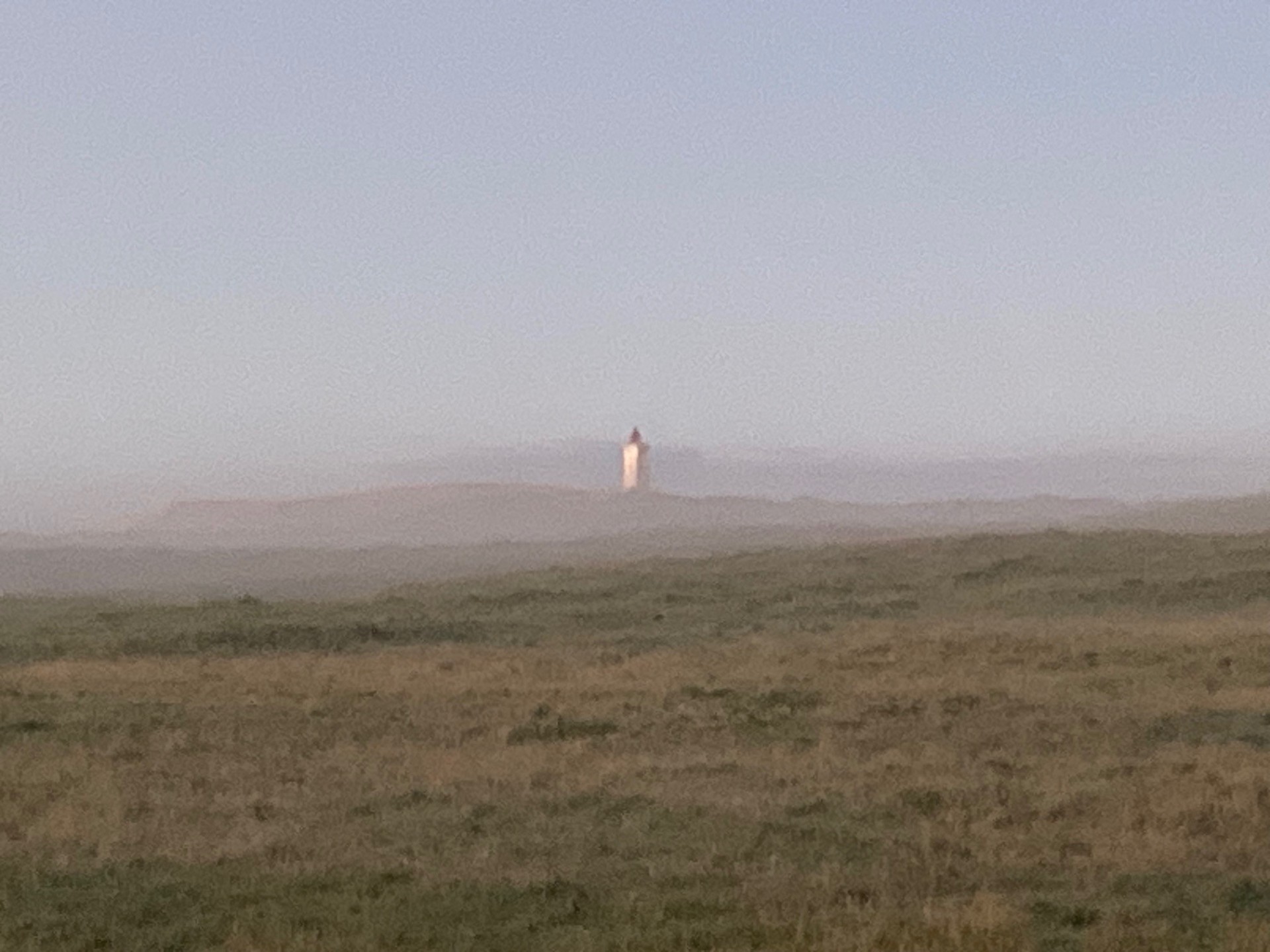 Rubjerg Knude Fyr i morgendis Rubjerg Knude Fyr i morgentåge