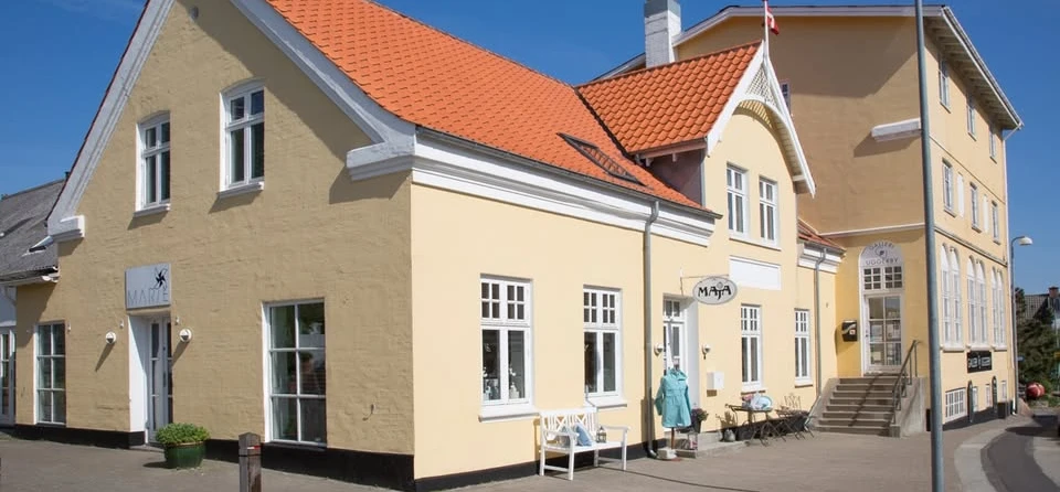 Butik Maja på Strandvejen i Lønstrup