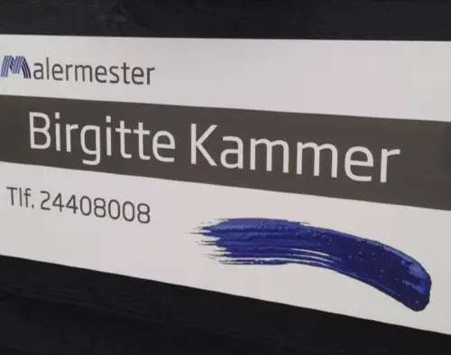 Malermester Birgitte Kammer logo