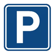 P-skilt – parkering på M. Kabelsvej mellem Biografen og Hotel Marinella