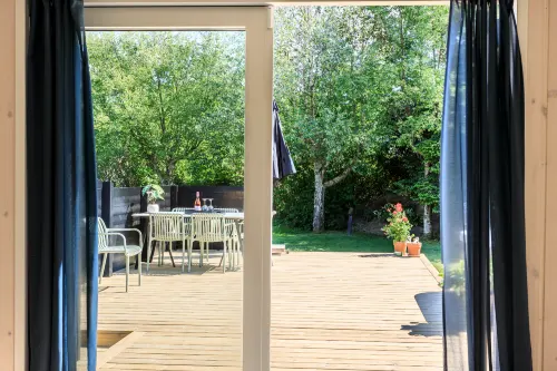 Hyggelig terrasse ved feriehus Hyggelig terrasse ved feriehus